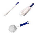 Brosse de nettoyage pour carafe a vin, 3 pieces, nettoyant flexible pour verres a vin, pour gobelets, ...