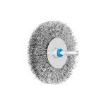 Brosse plate rbu 8015 / 6 inox 030 d. 80 mm 6 mm �paisseur de fil 03 mm va 15 mm