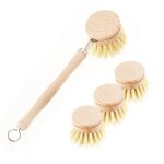 Brosse à vaisselle de cuisine resistant à l'usure brosse à pot en bois retro avec longue poignee - brosse ... Brosse à vaisselle de cuisine resistant à l'usure brosse à pot en bois retro avec longue poignee - brosse ...