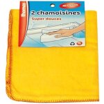 Brosserie thomas - thomas - 2 chamoisines 40 x 50 cm super douces
