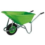 Brouette 100 litres bac plastique verte ribimex prgc100p Brouette 100 litres bac plastique verte ribimex prgc100p