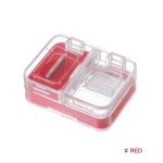 Broyeur de poudre 4 en 1 portable 4 couches, boîte de rangement portable, coupe - pilule Broyeur de poudre 4 en 1 portable 4 couches, boîte de rangement portable, coupe - pilule