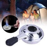 Brleur a fondue portable en acier, pole a alcool, gril, pot, camping, cuisine, panique en plein air, ...