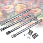 Brûleur a tube en acier inoxydable pour barbecue a gaz, 4 pièces, remplacement universel, pour maison, ... Brûleur a tube en acier inoxydable pour barbecue a gaz, 4 pièces, remplacement universel, pour maison, ...