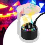 Brumisateur ultrason, machine a fumee halloween avec 12 led colorées, mist maker avec protection anti ... Brumisateur ultrason, machine a fumee halloween avec 12 led colorées, mist maker avec protection anti ...
