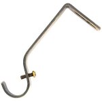 Bulk hardware bh03238 support pour tringle  rideau avec finition en laiton antique lot de 2