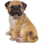 Bulldog giasone 20cm in vetroresina