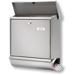 Burg - w�chter bo�te aux lettres comfort - set 39130 ni inox argent�