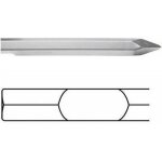 Burin pointu  emmanchement six pans 28 mm 520 mm 1pc
