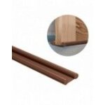 Burlete puerta espuma marron bajopuerta 95 cm.