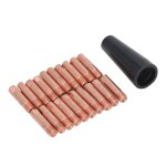 Buses de pistolet de soudage, buse conductrice en cuivre, sans gaz, auto - protection, remplacement de ... Buses de pistolet de soudage, buse conductrice en cuivre, sans gaz, auto - protection, remplacement de ...