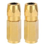 Buse plate de rechange pour pistolet  graisse, 2 pices, raccord de mamelon, accessoires de lubrification ...