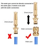 Buse de pulv�risation en cuivre pur, pulv�risateur haute pression, outils de lavage de voiture, mode ...