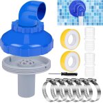 Buse de remplissage de piscine 32 mm, buse de remplissage rotative  360, diamtre 32 / 38, kit de buses ...