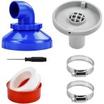 Buse de remplissage de piscine rotative à 360buse de sortie piscine capte les débris flottants kit de ... Buse de remplissage de piscine rotative à 360buse de sortie piscine capte les débris flottants kit de ...