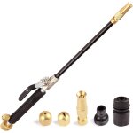 Buse de tuyau haute pression pour nettoyeur haute pression, alliage d'aluminium et eva, noir, jet et ...