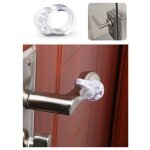 But�e pour poign�e de porte en silicone transparent