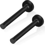 Butees de porte, 15 cm de long, fixation murale, butee de porte robuste en acier inoxydable brosse noir ... Butees de porte, 15 cm de long, fixation murale, butee de porte robuste en acier inoxydable brosse noir ...