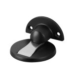 But�e de porte magn�tique invisible en acier inoxydable 304 avec adh�sif 3m et vis le noir