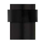 But�e de porte - ronde - inox et finition noir - cosmos karcher design