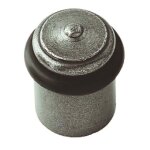 Butoir de sol rustique en fer cement� patin� bouvet