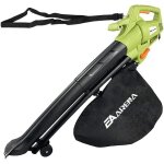 Buzz souffleur électrique 3 en 1 3000 w avec roulettes sac de ramassage de feuilles de 35 l câble de ... Buzz souffleur électrique 3 en 1 3000 w avec roulettes sac de ramassage de feuilles de 35 l câble de ...