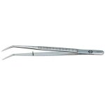 C. k. t2314 pince brucelle de prcision pointue, courbe, fine 150 mm