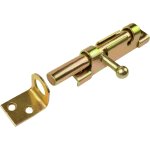 C58795 - verrou de scurit coulissant 70x16 mm - blocage de porte d'entre - cl loquet de scurit ...
