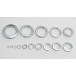 C67566 - lot de 100 rondelles grower frein ressort din127 - pour boulon / vis m6 - en acier zingu - ...