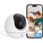 C6c 2k camra surveillance wifi intrieure, camra 360 avec dtection humaine ai, suivi intelligent, ...