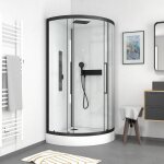 Cabine de douche 1 / 4 de cercle rond - 90x90x217cm - factory 2 round Cabine de douche 1 / 4 de cercle rond - 90x90x217cm - factory 2 round