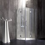 Cabine de douche 80x80 en verre 6 mm sans structure london
