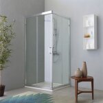 Cabine de douche 90x120 au design moderne avec un profile plat fly
