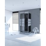 Cabine de douche study - 90 x 90 mm - porte pivotante aurlane