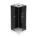 Cabine de douche carre 90x90x215cm - raven square