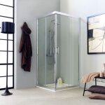 Cabine de douche fly 70x70 profile plat et design moderne