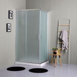 Cabine de douche rectangulaire 120x70 portes satinees 6 mm giada