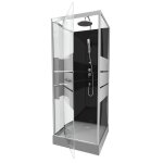 Cabine de douche study - 70 x 70 cm - porte pivotante aurlane