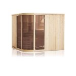 Cabine de sauna arque finlandais mafana 4 places 194x194 x h. 199 cm - -