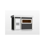 Cabine de sauna extérieur magnolia 6 places 353, 8x203, 8 x h. 259 cm - gris anthacite - gris anthacite ... Cabine de sauna extérieur magnolia 6 places 353, 8x203, 8 x h. 259 cm - gris anthacite - gris anthacite ...