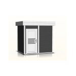 Cabine de sauna extérieur prymula 4 places 253, 8x203, 8 x h. 259 cm - gris anthacite - gris anthacite ... Cabine de sauna extérieur prymula 4 places 253, 8x203, 8 x h. 259 cm - gris anthacite - gris anthacite ...