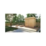 Cabine de sauna extérieur prymula 4 places 253, 8x203, 8 x h. 259 cm - naturel - naturel - - Cabine de sauna extérieur prymula 4 places 253, 8x203, 8 x h. 259 cm - naturel - naturel - -