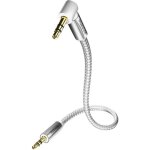 C�ble audio inakustik 4104015 [1x jack m�le 3. 5 mm - 1x jack m�le 3. 5 mm] 1. 50 m blanc - argent contacts ...