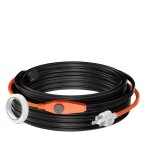 Câble chauffant antigel - duoku - 25 m 23 w / m - avec thermostat intégré - facile a installer - adapté ... Câble chauffant antigel - duoku - 25 m 23 w / m - avec thermostat intégré - facile a installer - adapté ...