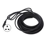 Cble chauffant pour tuyaux, 10 mtres, ruban chauffant lectrique antigel, auto - ajustable, avec prise ...
