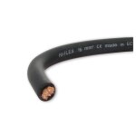 Cable electrique extra souple batterie soudage noir 16 mm - 5 metres Cable electrique extra souple batterie soudage noir 16 mm - 5 metres