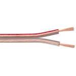 C�ble de haut - parleur transparent, rouleau de 10 m, section de 2 x 0, 5 mm, cu. longueur de c�ble 10 ...