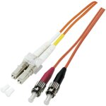 C�ble de raccordement fibre optique efb elektronik o0313. 0, 5 [1x lc m�le - 1x st m�le] 50 / 125 multimode ...