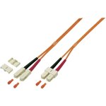 C�ble de raccordement fibre optique efb elektronik o7413. 20 [1x sc m�le - 1x sc m�le] 50 / 125 multimode ...