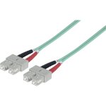 C�ble de raccordement fibre optique intellinet 751100 [1x sc m�le - 1x sc m�le] 50 / 125 multimode om3 ...